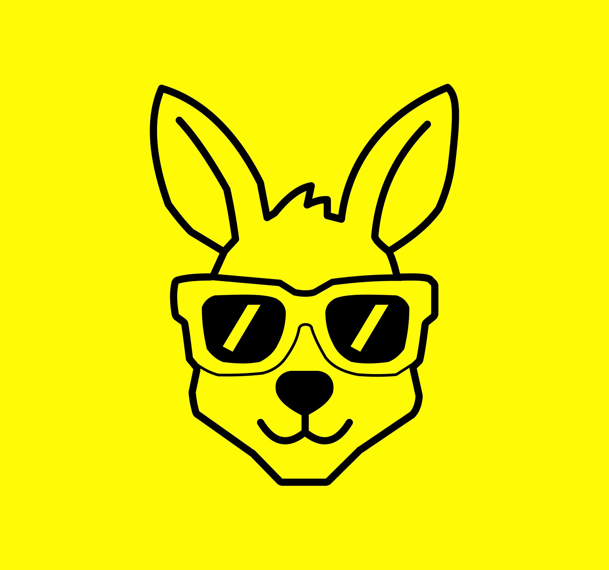 Symbol on yellow
